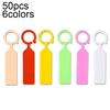 Plastic Hanging Plant Tags Nursery Garden Labels 50 Pcs Pot Marker Ring Buckle