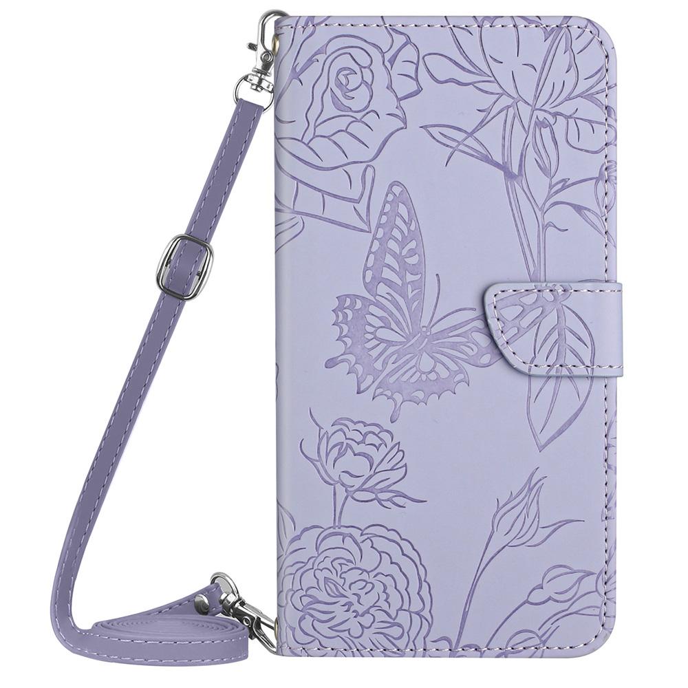 HT03 For Xiaomi Redmi Note 13 Pro 4G/Poco M6 Pro 4G Shockproof Case Imprinted Leather Phone Cover