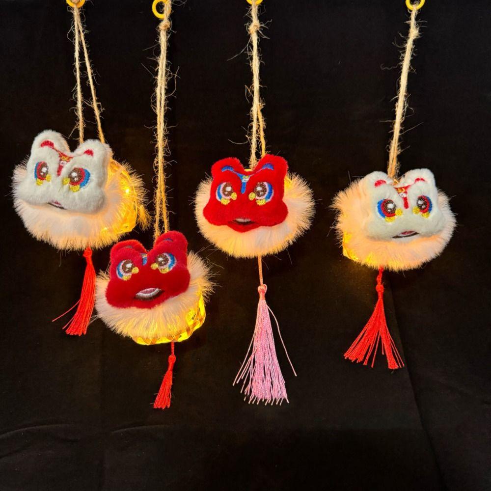 Handmade Dragon Lion Bamboo Lantern Handheld Mid-Autumn Festival Lantern  Kindergarten