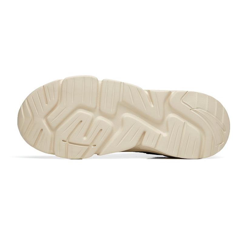 Anta Life Collection Platform Sports Low Top Casual Shoes Men's Beige Umber 912248825-4