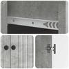 Sideboard Concrete Grey 66 x 34.5 x 90 cm Wood Based Material