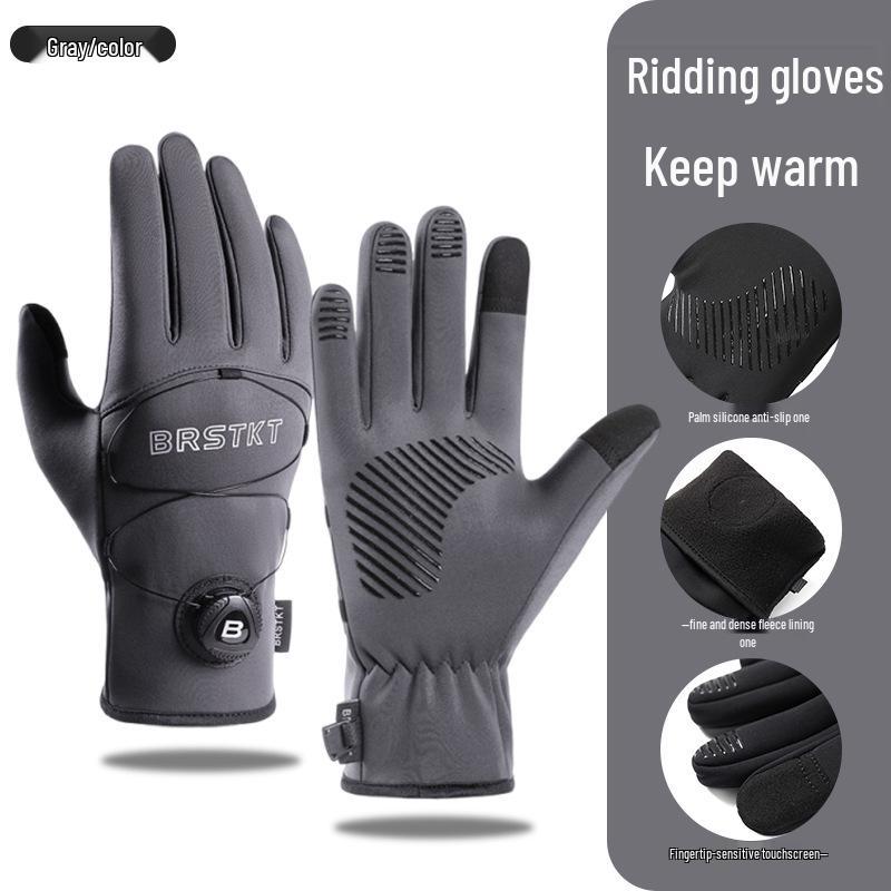 Guanti da sci invernali unisex: Foderato in Velluto, Touchscreen, Antivento e Antifreddo per Sport all'Aperto