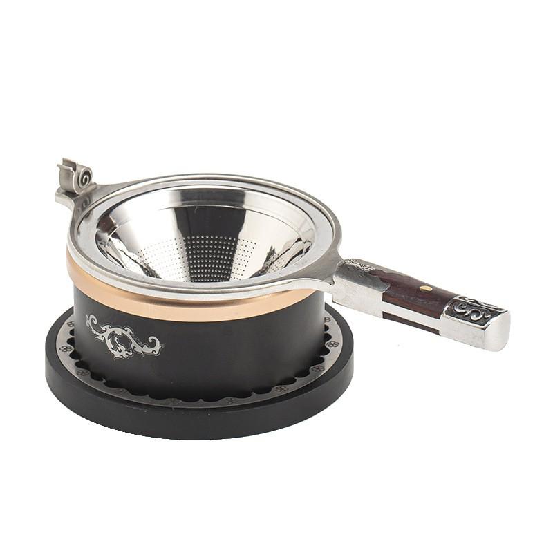 Stainless Steel Tea Strainer Filter Loose Leaf Brewing With Infuser Mesh Fair Cup Compatibility