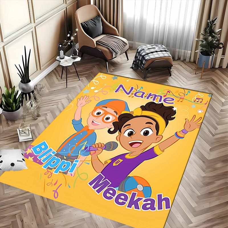 Custom personalization Blippi Area Rug - Perfect For Kitchen, Bathroom,Laundry Room Decor Large Size Available,Gift All Seasons