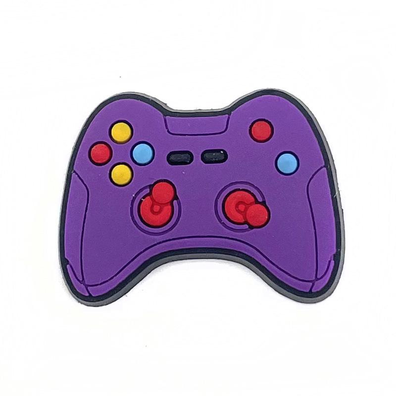 35-Piece Game Console Shoe Charm Set - Creative PVC Soft Rubber Clog Accessories
