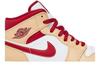 Air Jordan 1 Mid 'Light Curry Cardinal Red'
