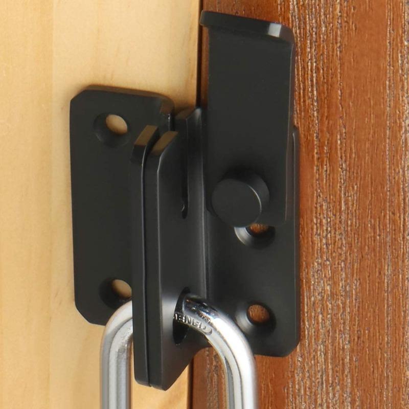 1pc Stainless Steel Bolt Door Bolt Latch Wardrobe Drawer Sliding Door Latch Lock Buckle Anti-theft Door Bolt Lock Hasp Home Hardware