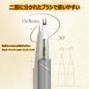 UNYOKE Double Claw Double Tip Waterproof Eyeliner Extra Fine Korean Makeup Lower Eyelashes 0.01mm Extra Fine Liquid Eyeliner No Fade High Adhesion Qui