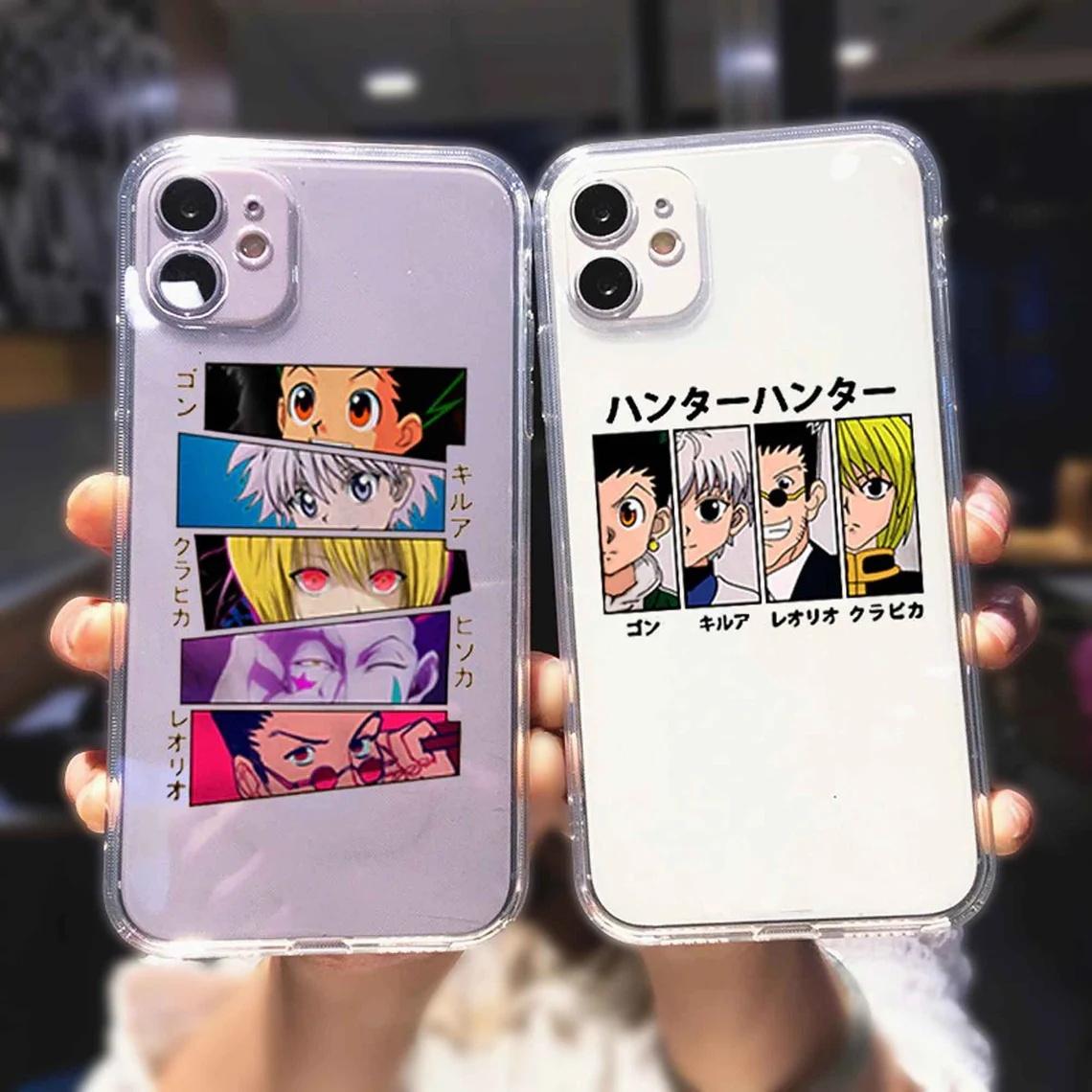 

Крутой чехол для телефона аниме HxH для iPhone 11, 12, 13, 14 Pro Max 6s 7 8 Plus SE 2020 X XR XS MAX, мягкий чехол из ТПУ