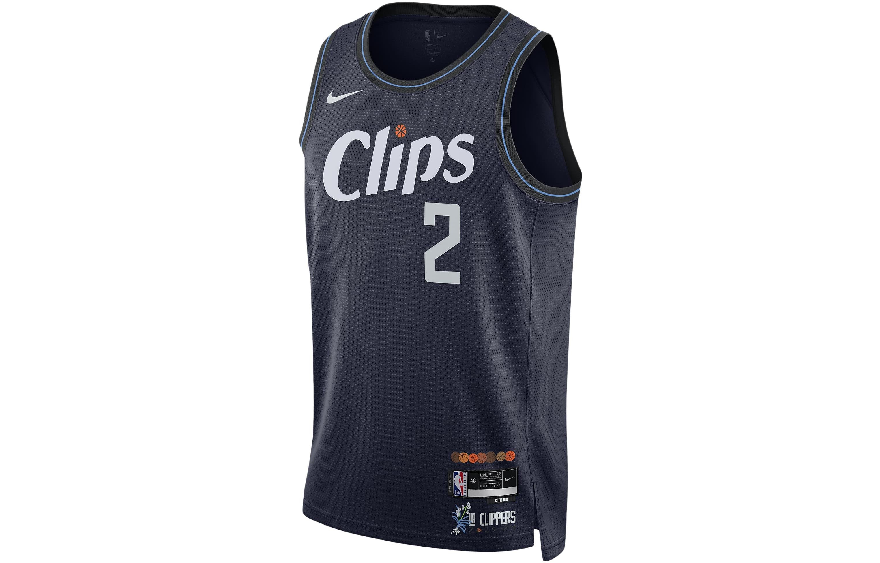 

Nike Basketball Jersey City Edition 2023/24 Season, Los Angeles Clippers, Kawhi Leonard Size 2 Men s Marine Blue DX8505-420 XXL