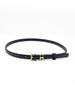 Women's H-buckle letter small belt, leather versatile fashion ins style decorative thin belt, women's skirt jeans belt