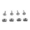 4Pcs Hydrofoil Mounting T Nut Replacement 8mm/6mm Mounting T-Nut And Screws Outdoors Surfing Accessory  Enduring