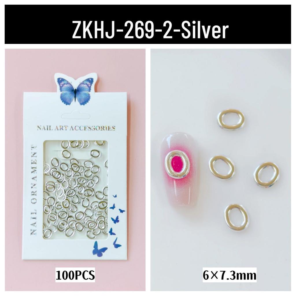 Nail Art Decorations: LOVE Letters, Hearts, Flowers, Metal Alloy Hollow Designs for DIY Journals