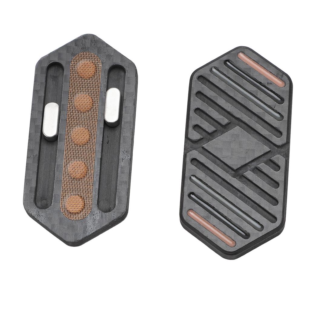 Fingertip Push Card Luminous Carbon Fiber Push Slider Toy Portable Fingertip Slider Toy for Office