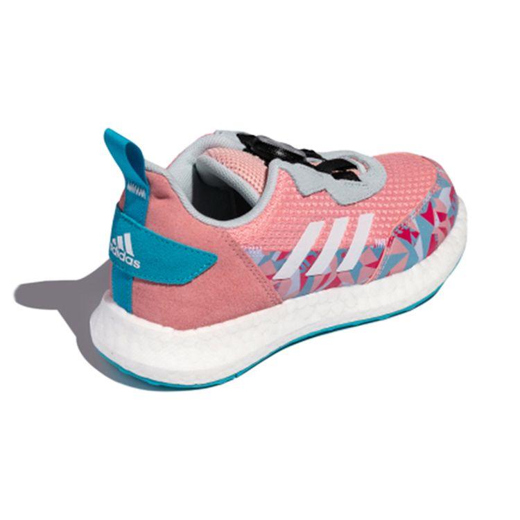 Adidas Lux Boa Breathable Low Top Kids Running Shoes Kids Running Shoes Pink FX2274
