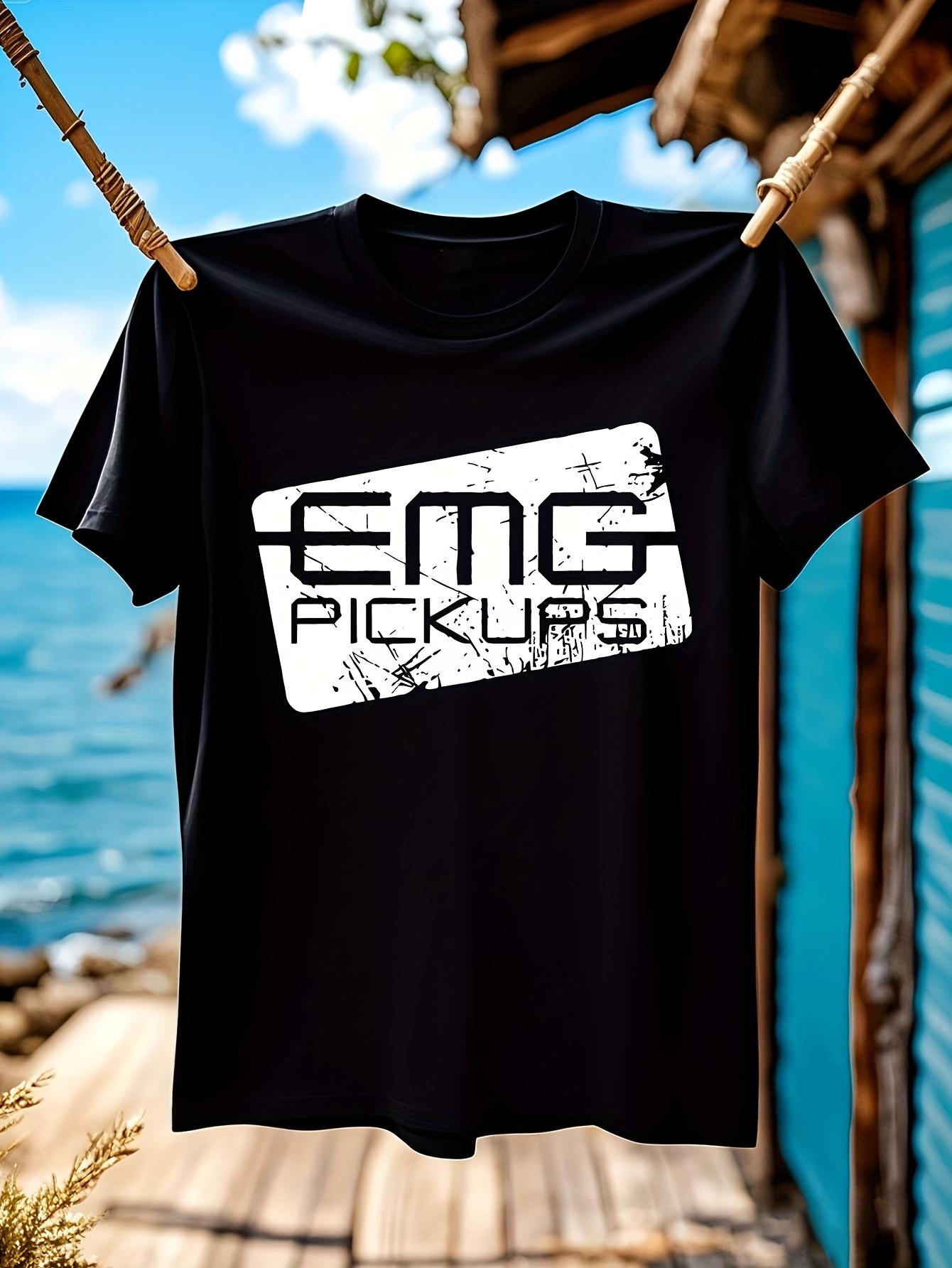 EMG Pickups Distressed Electric Guitar Graphic Tshirt for... XXXXL