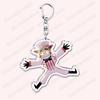 Heiß Populär Anime Cartoon Dämon Figur Schlüsselanhänger für Zubehör Tasche Angel Dust Schlüsselanhänger Ring Schlüsselring Schmuck Fans Freunde Geschenke