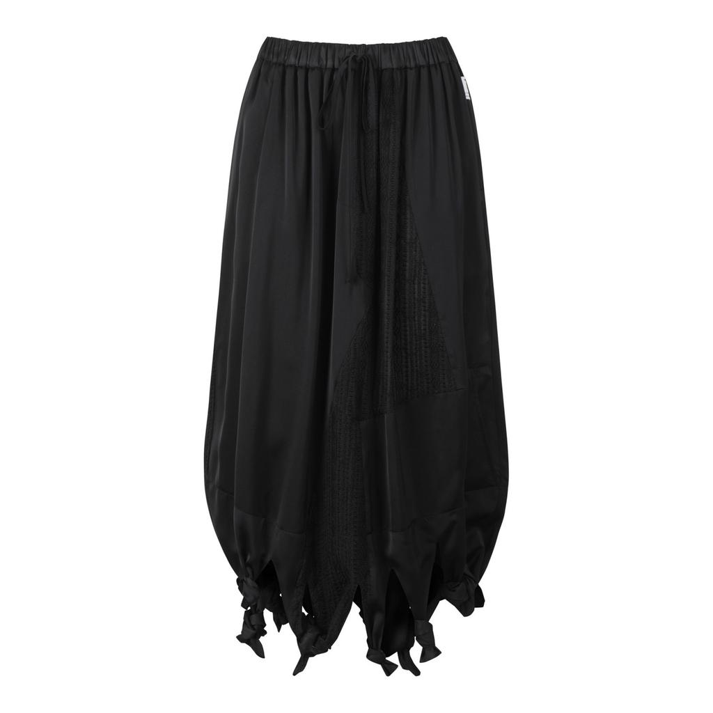 RECODE Hanging Tied Ribbon Skirt_R0Kas24209Bkx
