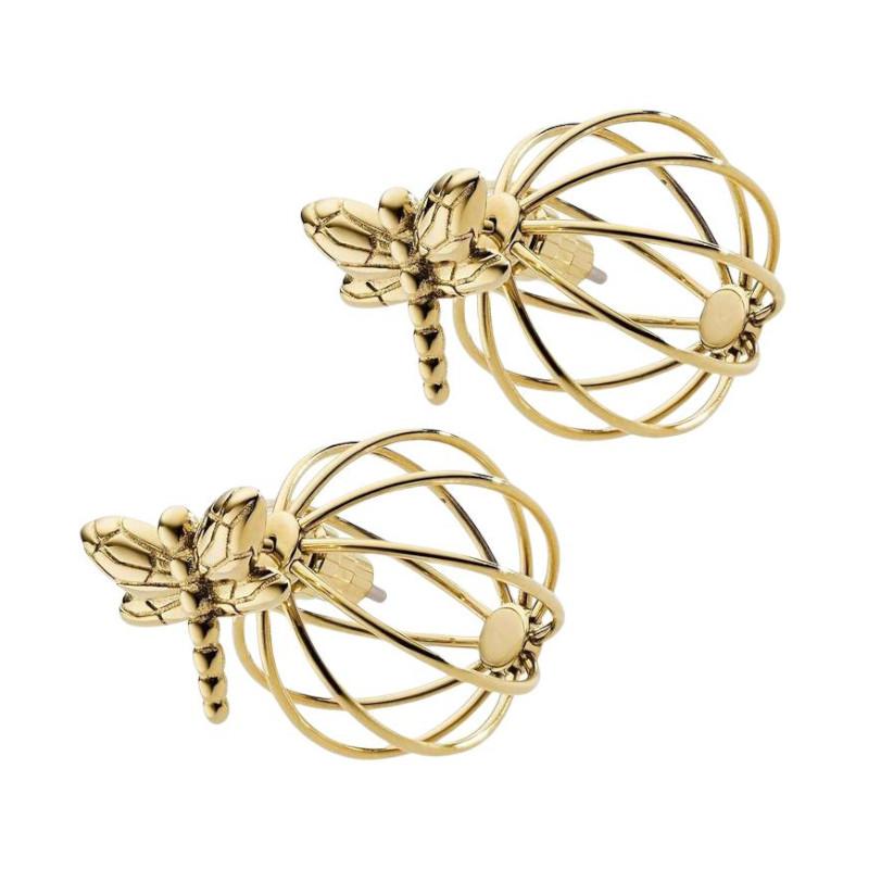 Emporio Armani Exquisite Original Design Stainless Steel Earrings Women s Gold EGS2557710 золотой
