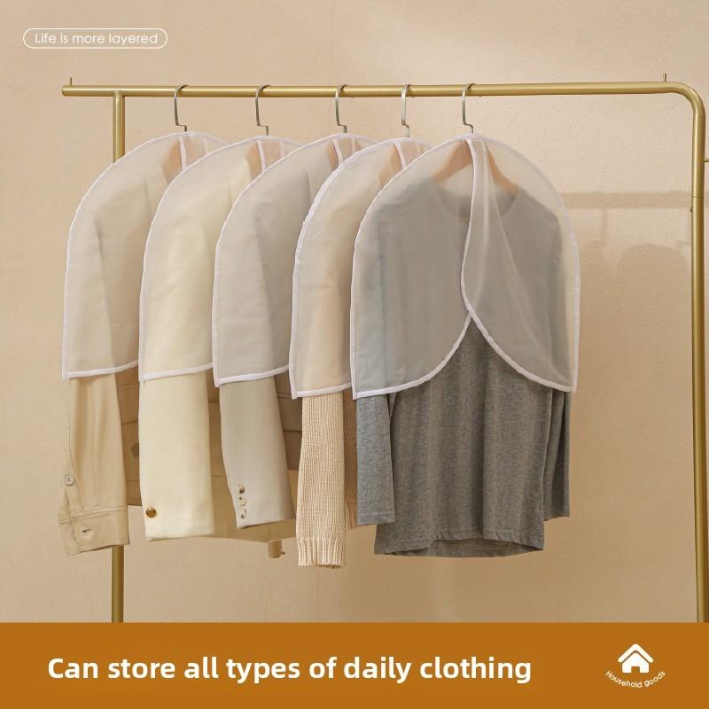 Peva Wardrobe Dust Cover For Clothes With Waterproof Protection For Home Storage