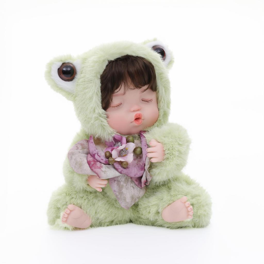 Cloveray Mini Animal Doll Set of 4 and Fox Fixed Style with Designer Outfits Cute Collection Perfect for Seasonal and Home Decor Rabbit, Sheep,