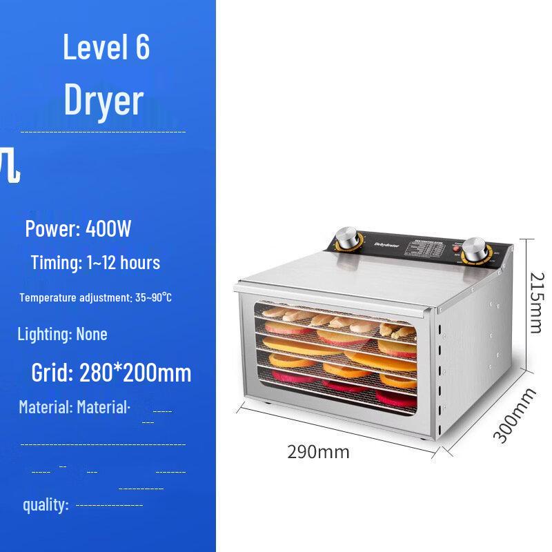 Wutuo 6-Layer Household Food Dehydrator