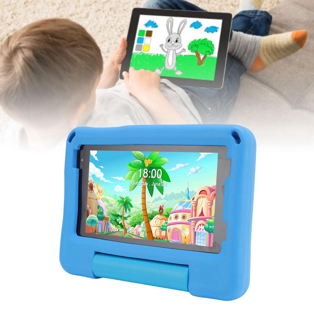 7in Tablet Toy 1024x600 HD Screen 5G Wifi Wifi6 3500mah Battery for   14 with Drop Proof Case 2 Camera
