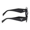 Prada Symbole Geometric Design Square Sunglasses Women sunglasses Black SPRB23_E16K_FE08Z_C_054
