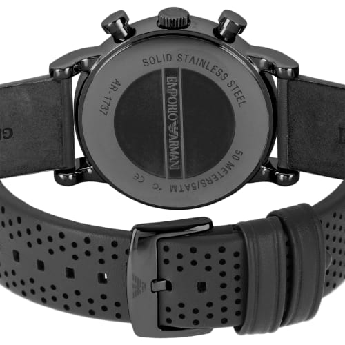 Emporio Armani LUIGI AR1737 Men's Watch, Black