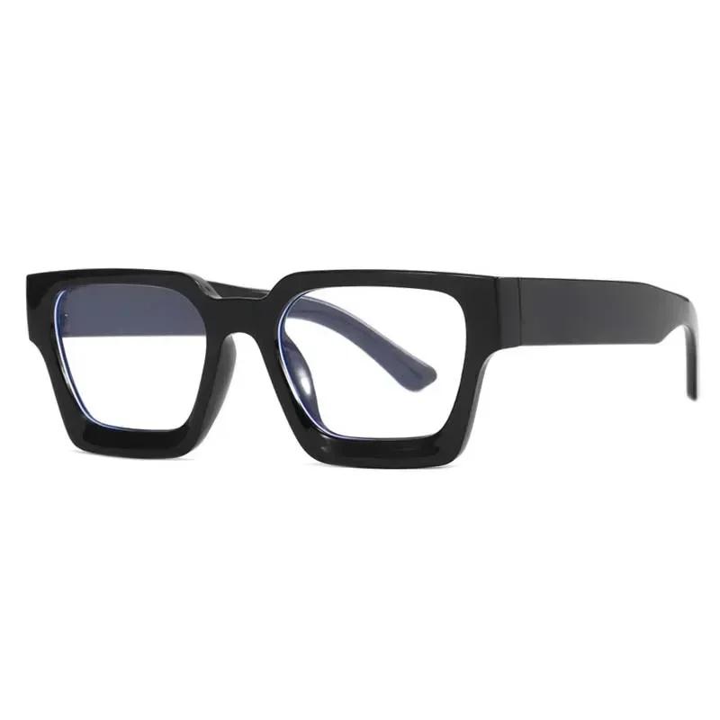 Retro Square Light Eyeglass Frame Women Men Transparent Unisex Glasses For Female Male