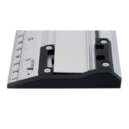 Shinwa Sokutei Aluminum Cutter Ruler, Cut Master PROTECT, 2m, Dual Graduations, 65068