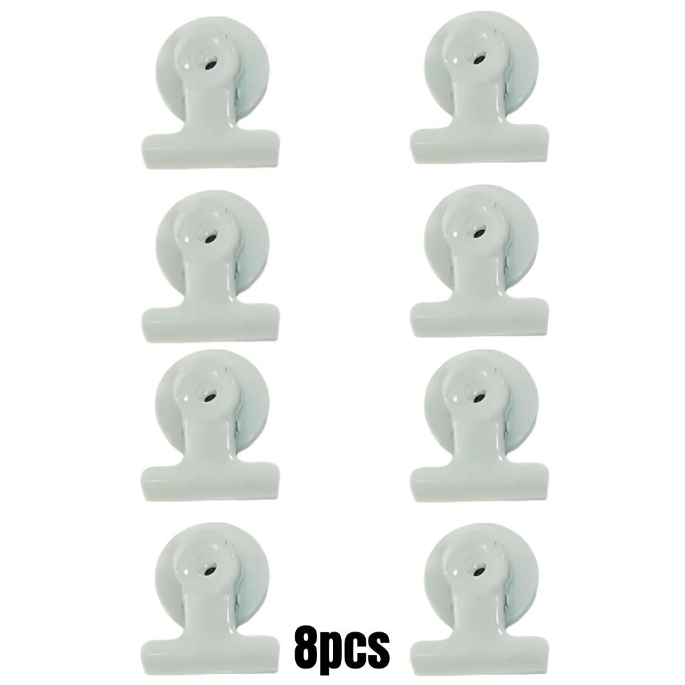 4/16pcs Magnetic Clips Heavy Duty Refrigerator Whiteboard Space-Saving Clip Set for Kitchen Office Photo Displays Holder Decor