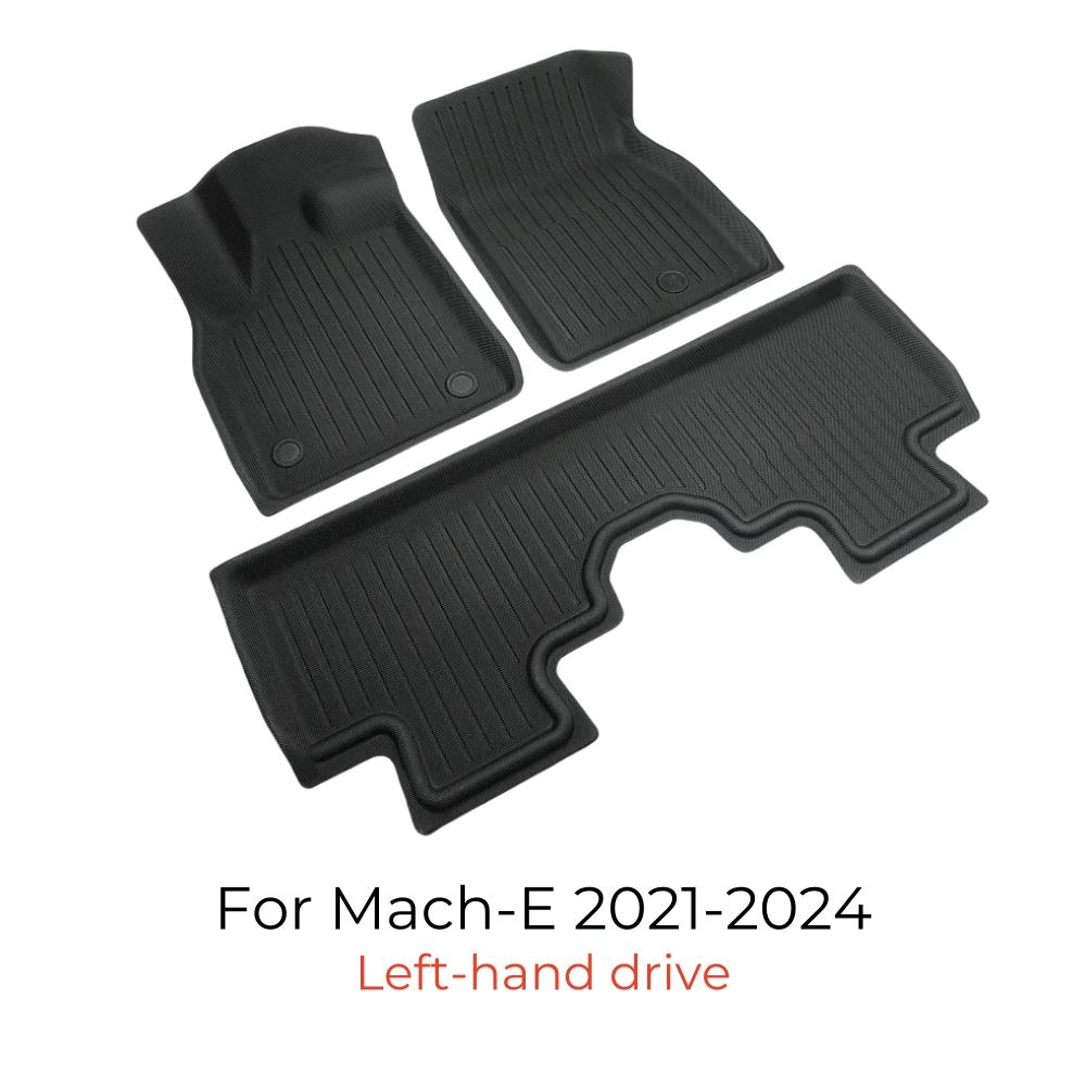 

Для напольных ковриков Mach-E 3D-ковровое покрытие XPE для всех погодных условий Водонепроницаемый напольный коврик Custom Fit For Mustang Mach-E 2025-2025 Perfect Fit Mat