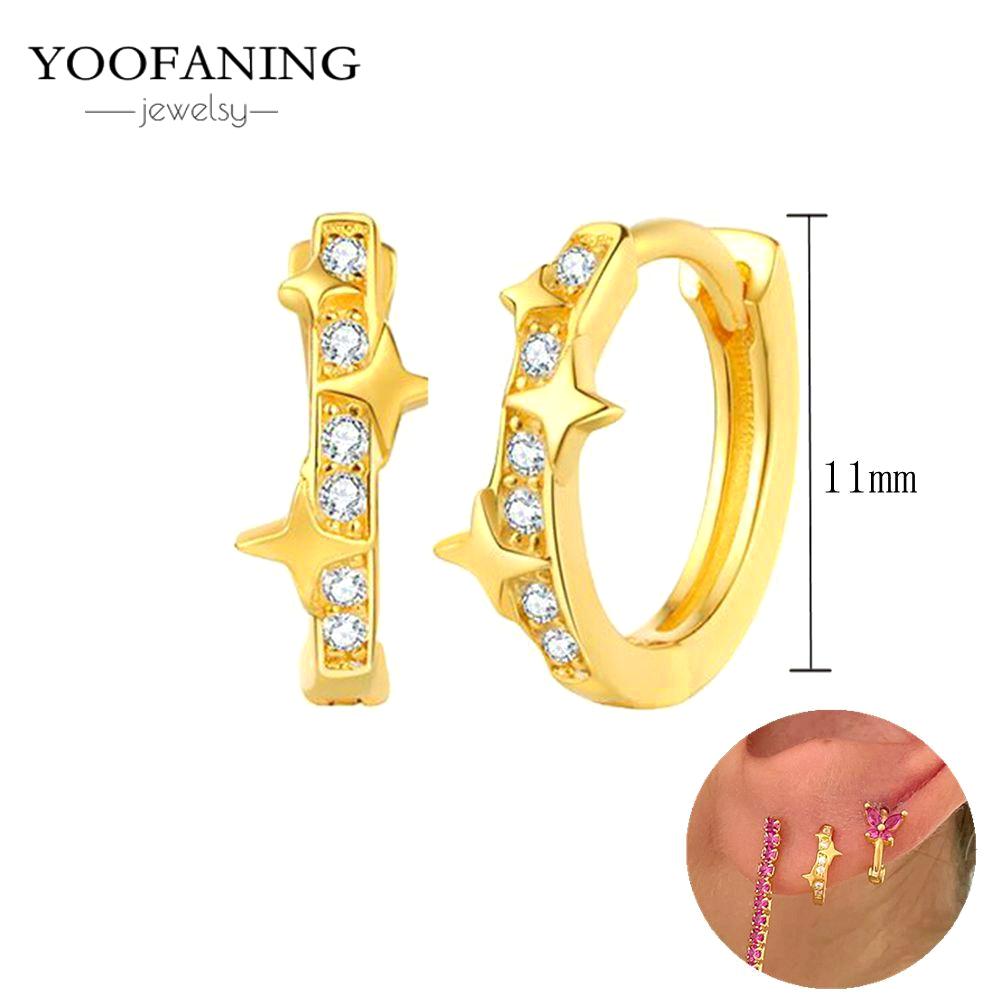 925 Silver Ear Needle Fashion Light Luxury Gold hoop earrings Classic Retro Collection earrings for women Jewelry Gift