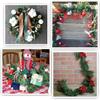 5Meter Artificialplant Ivy Leaf Wreath Vine Home Wedding Christmastree Wreath Indoor Outdoor Garden Festival Party DIY Box Decor