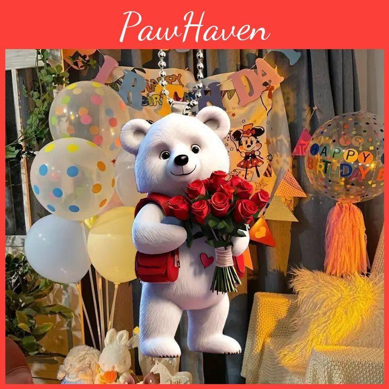 Acrylic Decoration Car Valentines Day Elegant Style Vehicle Interior Ornament