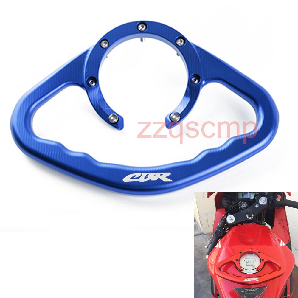 For HONDA CBR600RR CBR1000RR CB1000R CB600F CB600 CB900 Hornet Passenger Handgrips Hand Grip Tank Grab Bar Handles Armrest Red
