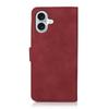 KHAZNEH For iPhone 17 Case PU Leather Wallet Stand Phone Cover