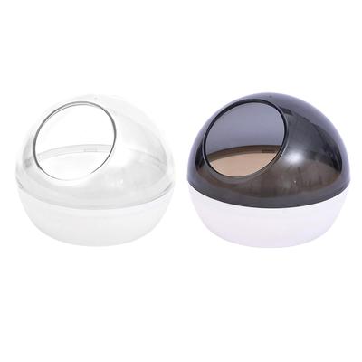 Hamster Sand Bath Toilet Pet Bathroom Bath House 15.5x12cm Bathtub Digging Sand Container for Gerbil Mice Squirrels Hedgehog