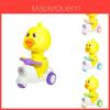 Plastic Pushback Kids Toy Car With Cartoon Duck Design For Developing Motor Skills And Parentchild Play
