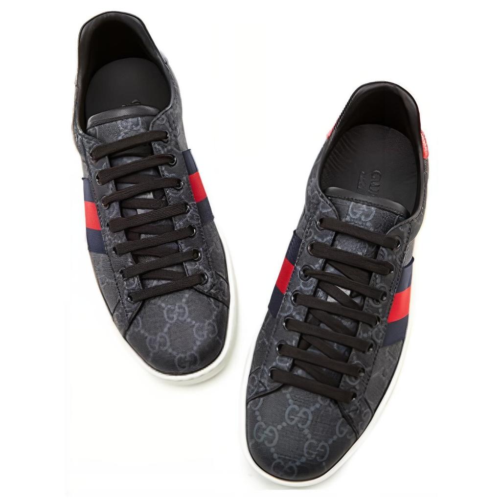 Gucci Ace Gg Supreme 'Black Grey' 429445 K2LH0 1130