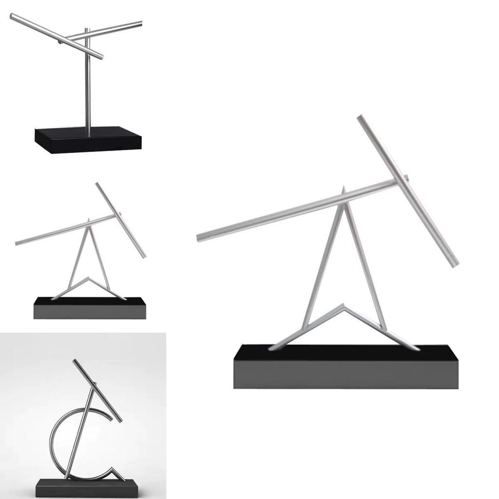 Creative T C And A Shape Anti Gravity Metal Rod Swing Toy Desktop Ornament For Home Decor