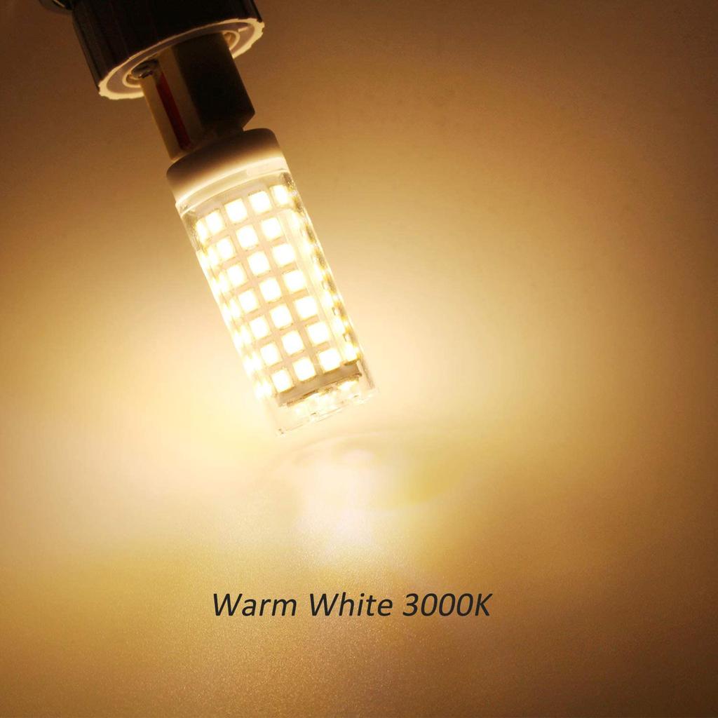 6PCS G9 LED Bulb Warm/White Light 3000K/6000K Led Incubator 5W 500 Lumen 88 Beads LED Bulb Replacement for 33W/35W/40W Halogen Bulbs 360°Beam Angle
