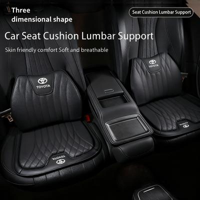2026 New For Toyota Car Seat Cushion Cover Memory Cotton Lumbar Support Pad For Toyota 86 Mirai Supra Prado Alphard Crown Vellfi