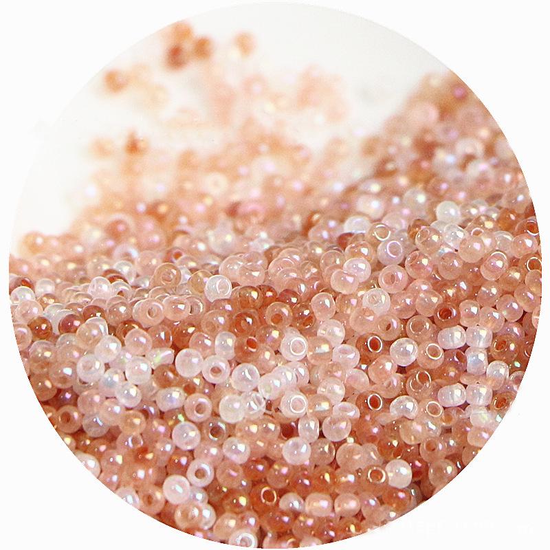 2mm Irisierende Glas-Samenperlen: Cremige Wolke für DIY Schmuck & Armbänder