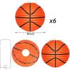 Leinuosen Basketball Paper Lanterns 8 Inch Basketball Party Decorations Hanging Paper Lanterns Basketball Sport Decor for Boys and Girls Basketball