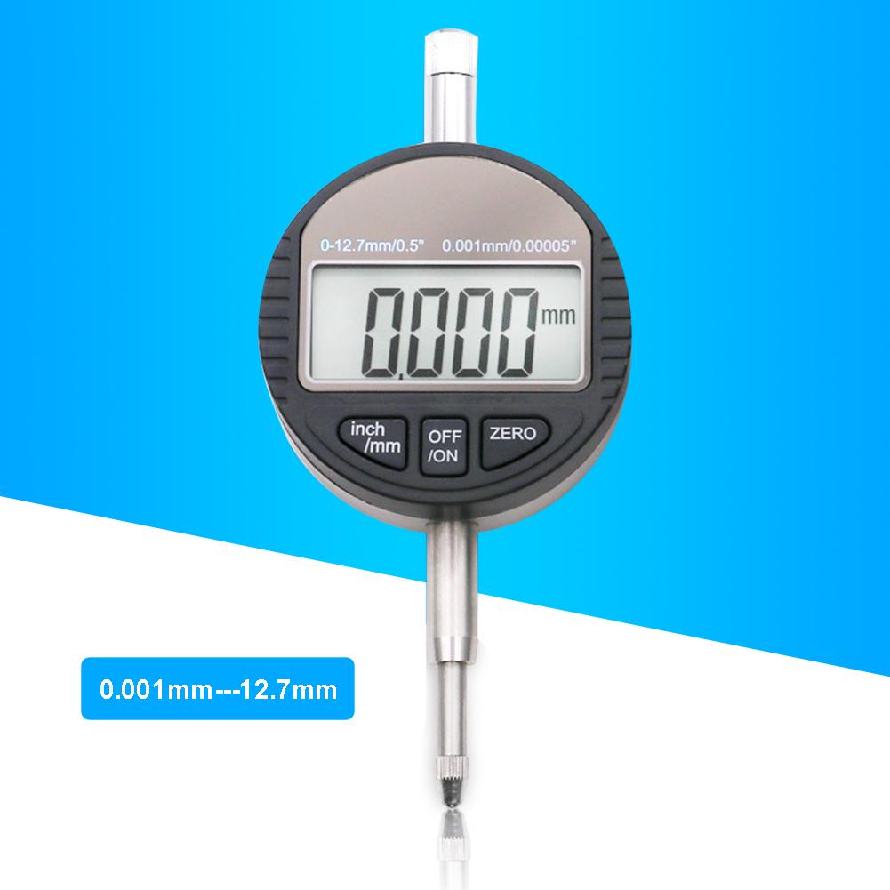 UYANGG IP54 waterproof digital indicator 0-12.7mm 0.01mm 0.001mm "Electronic Micrometer Metric Inch Dial Indicator Gauge