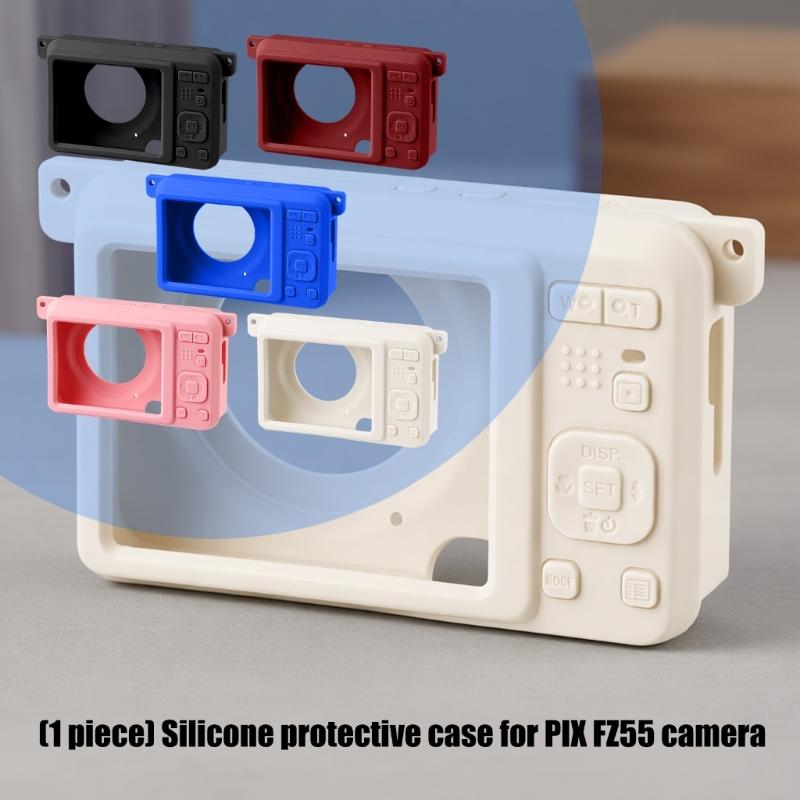 Soft Silicone Protective Case For PIXPRO FZ55 Camera Shockproof Cover Shell AntiSlip Design Multiple Color Option