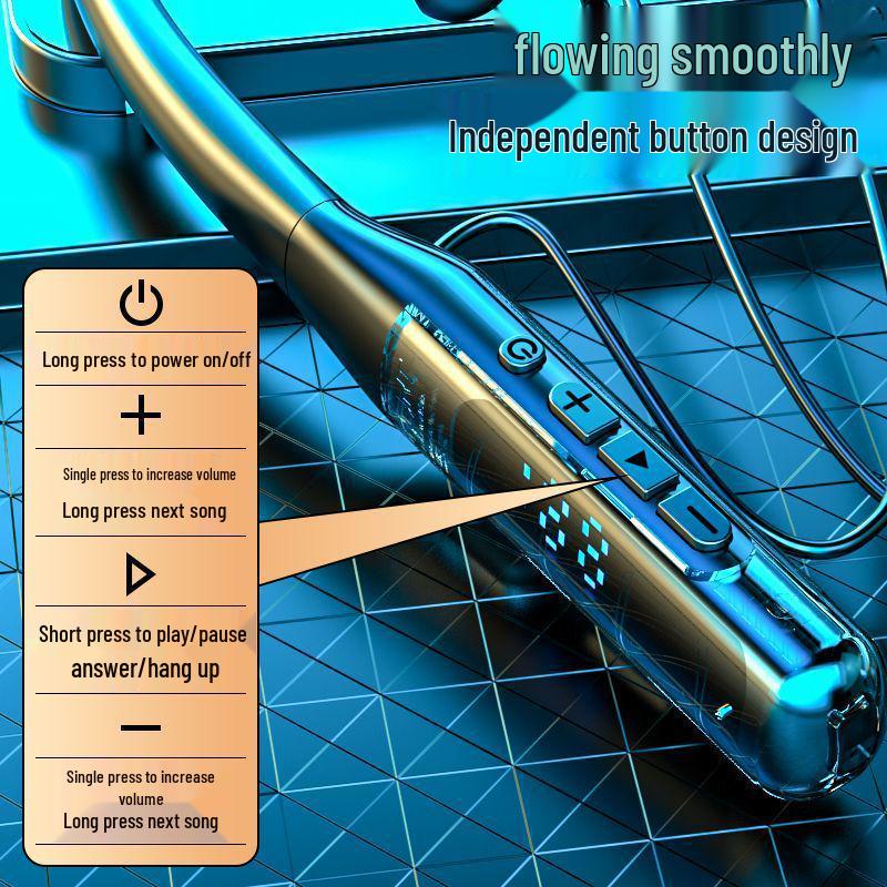 Deep Bass Bluetooth In-Ear Earphones with Long Battery Life, Noise Reduction & Waterproof Design for Sports, Gaming & Running