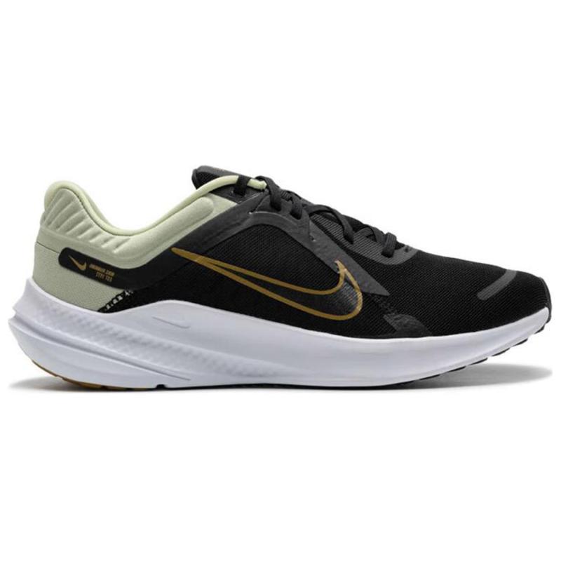 Nike Quest 5 Olive Aura Black White Bronzine Sneakers DD0204-301